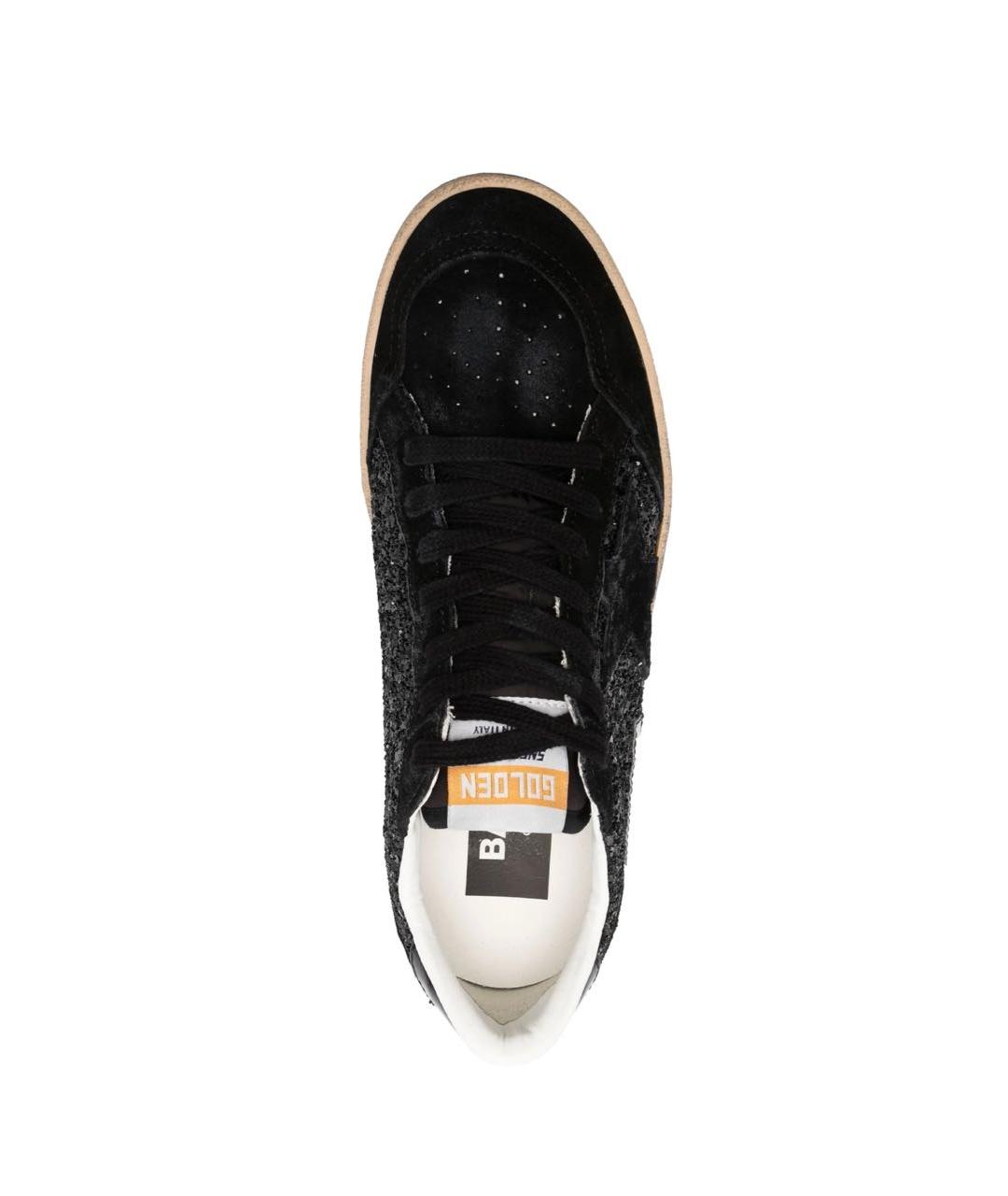 GOLDEN GOOSE DELUXE BRAND Черные кожаные кеды, фото 5