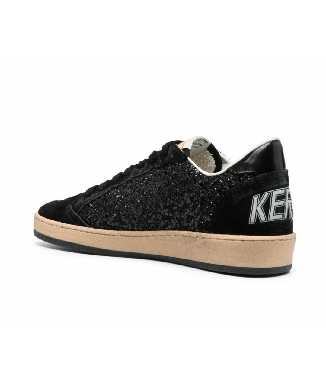 GOLDEN GOOSE DELUXE BRAND Черные кожаные кеды, фото 4