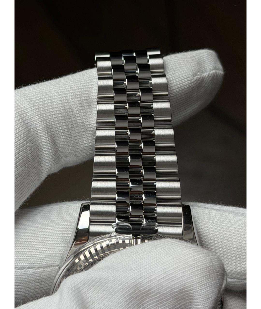 ROLEX Зеленые часы из белого золота, фото 6