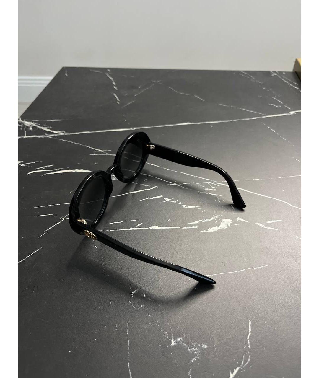 GUCCI Черные пластиковые солнцезащитные очки, фото 2