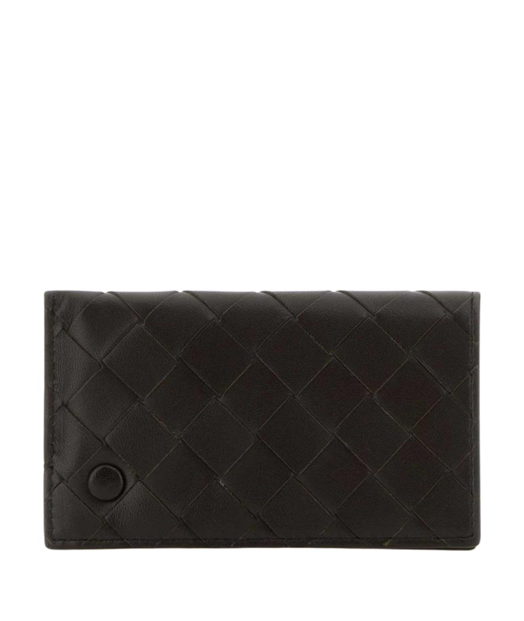 BOTTEGA VENETA Коричневый кожаный кошелек, фото 3
