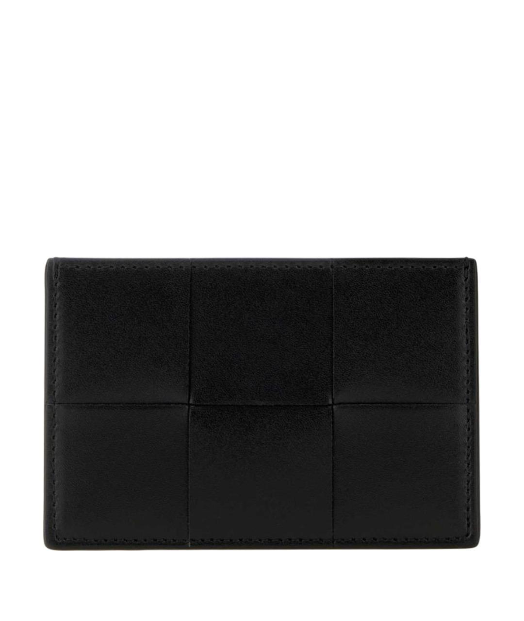 BOTTEGA VENETA Черный кожаный кошелек, фото 3