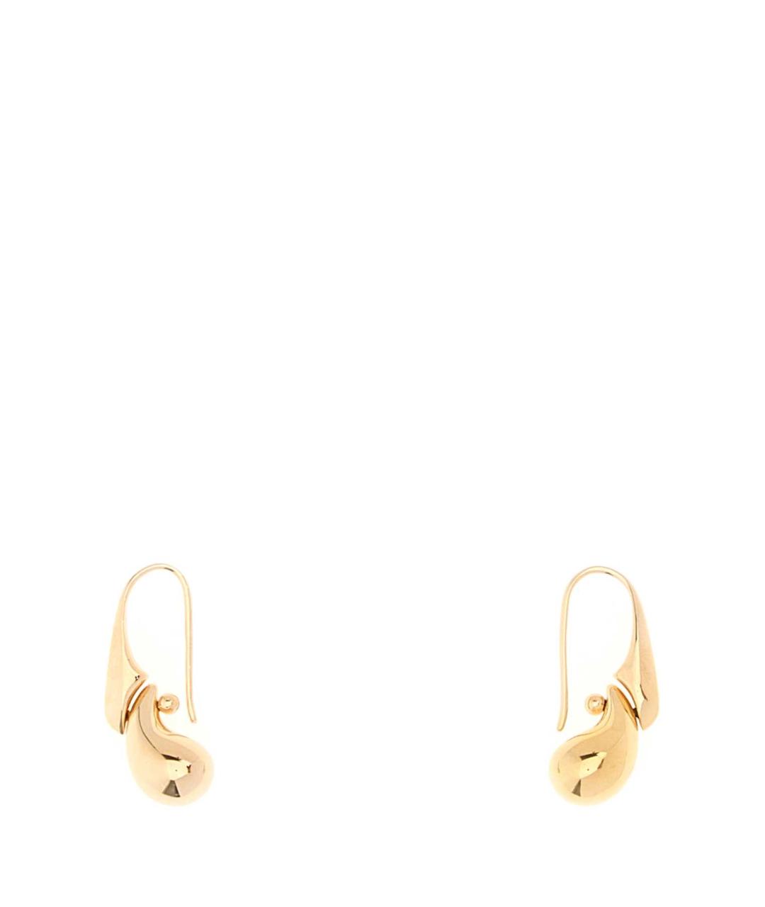 BOTTEGA VENETA Золотые металлические серьги, фото 1