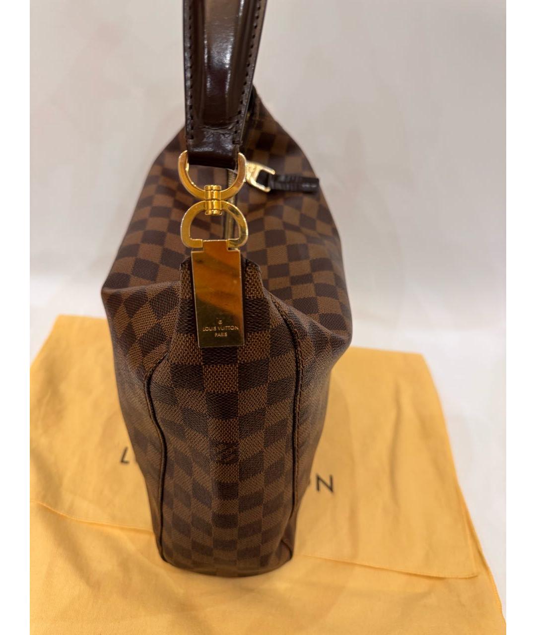 LOUIS VUITTON Коричневая сумка тоут, фото 6