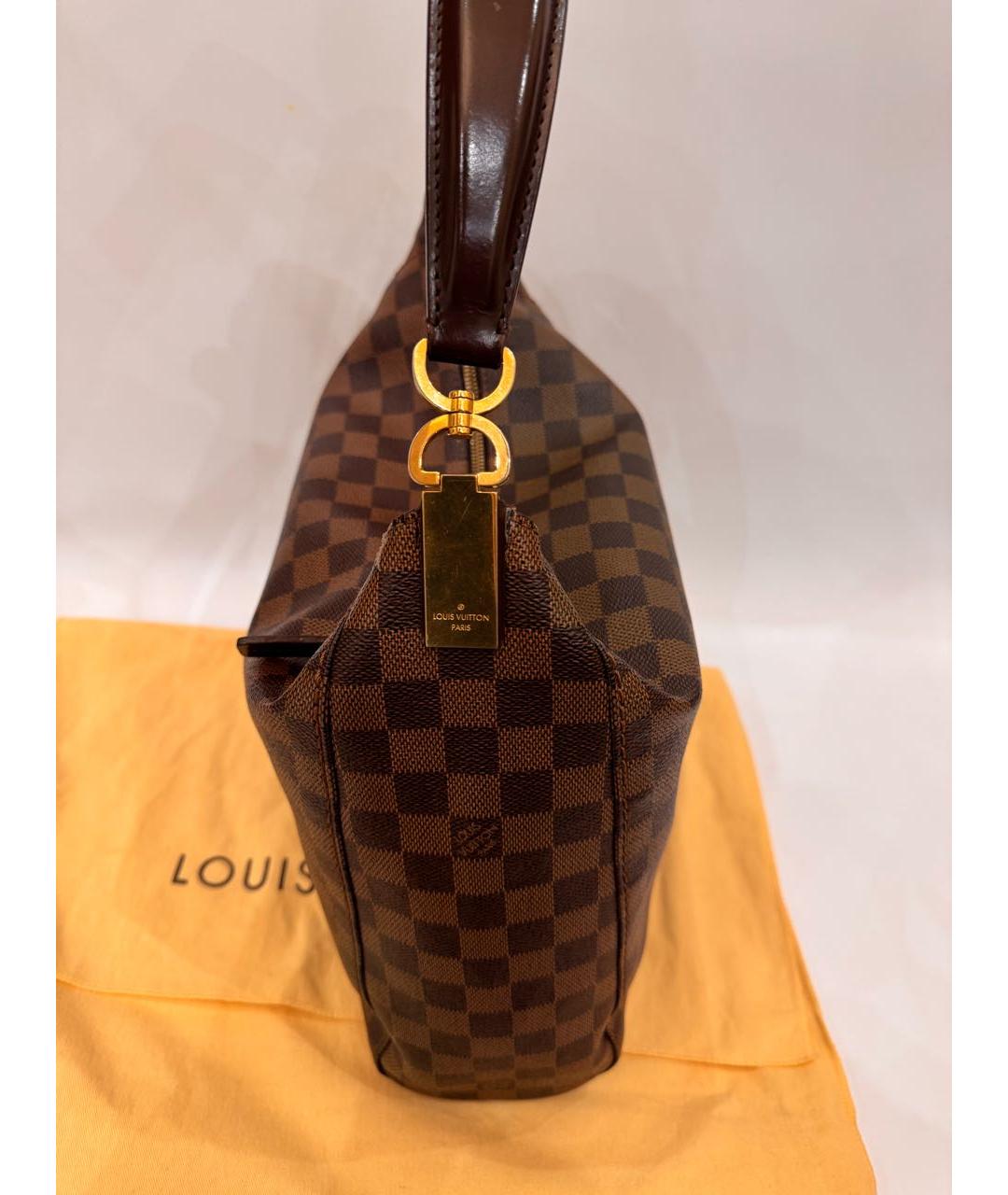 LOUIS VUITTON Коричневая сумка тоут, фото 5