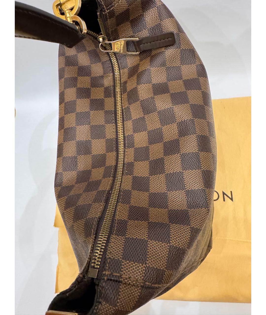 LOUIS VUITTON Коричневая сумка тоут, фото 7