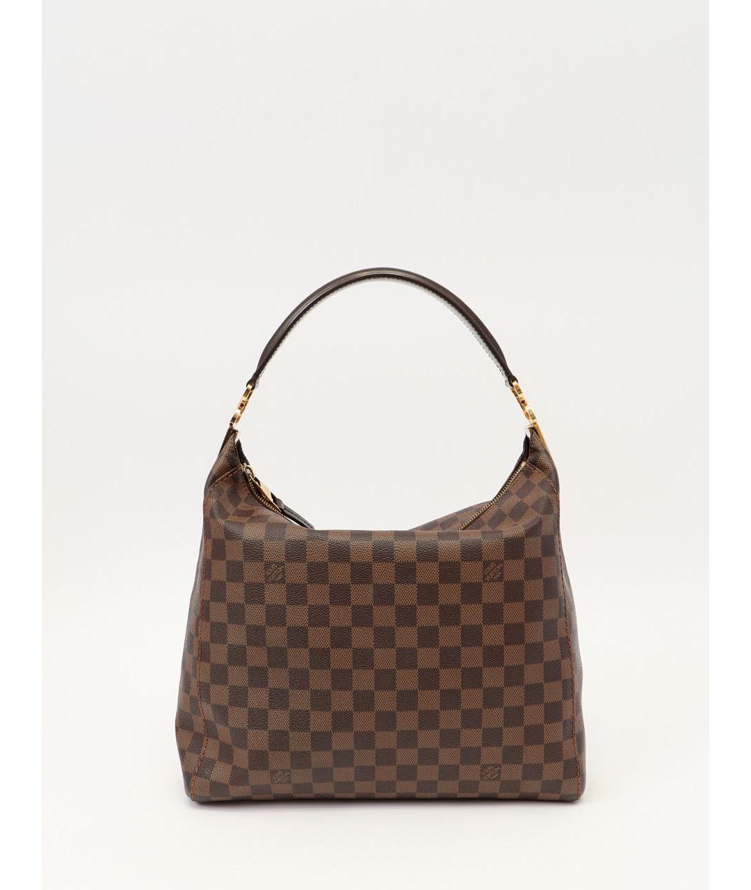 LOUIS VUITTON Коричневая сумка тоут, фото 9
