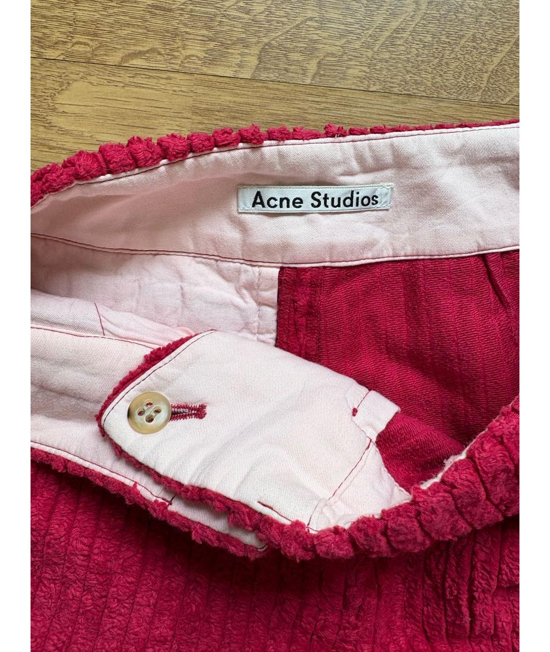 ACNE STUDIOS Хлопковые брюки широкие, фото 3