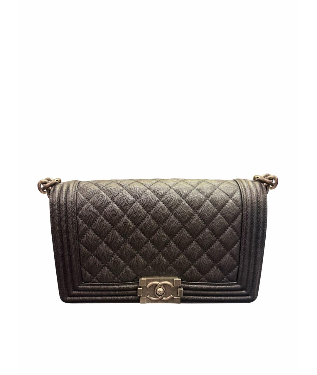 CHANEL Черная кожаная сумка тоут, фото 1