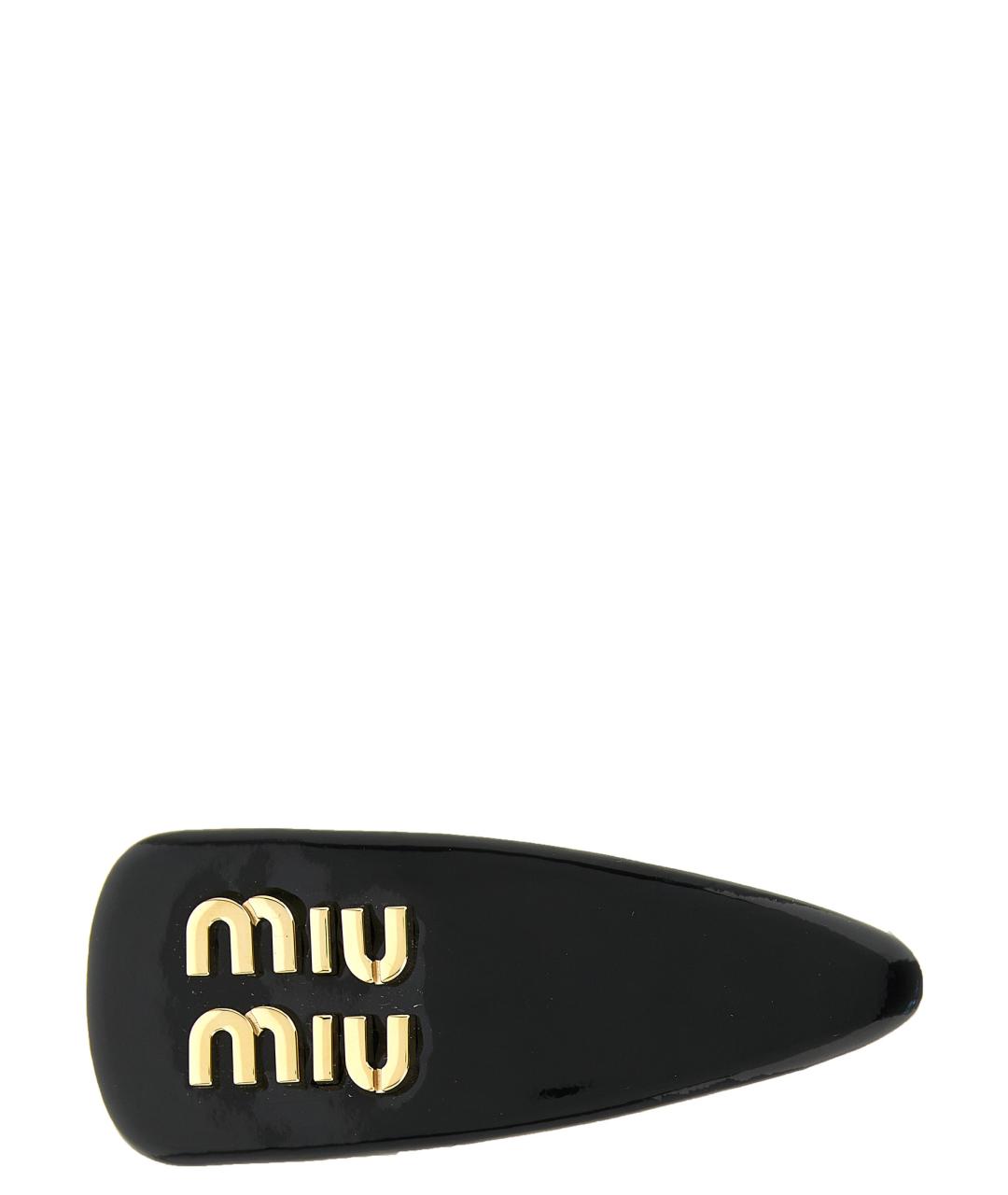 MIU MIU Черная заколка, фото 1