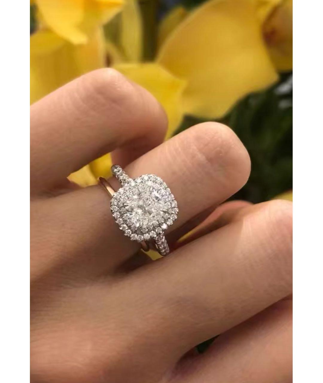 TIFFANY&CO Серебряное платиновое кольцо, фото 3