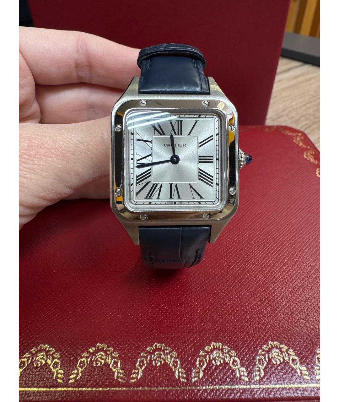 CARTIER Серебряные металлические часы, фото 9