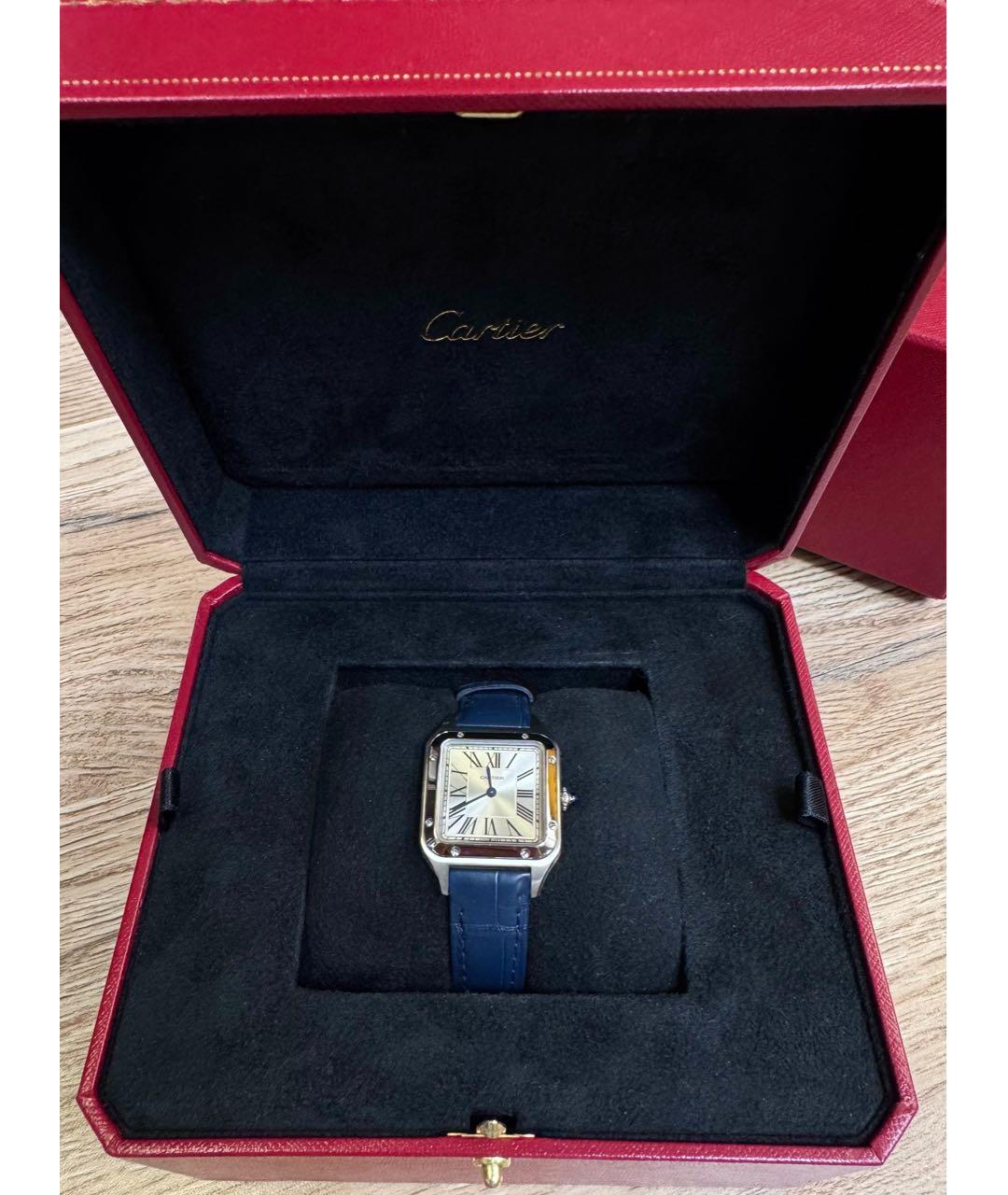 CARTIER Серебряные металлические часы, фото 4