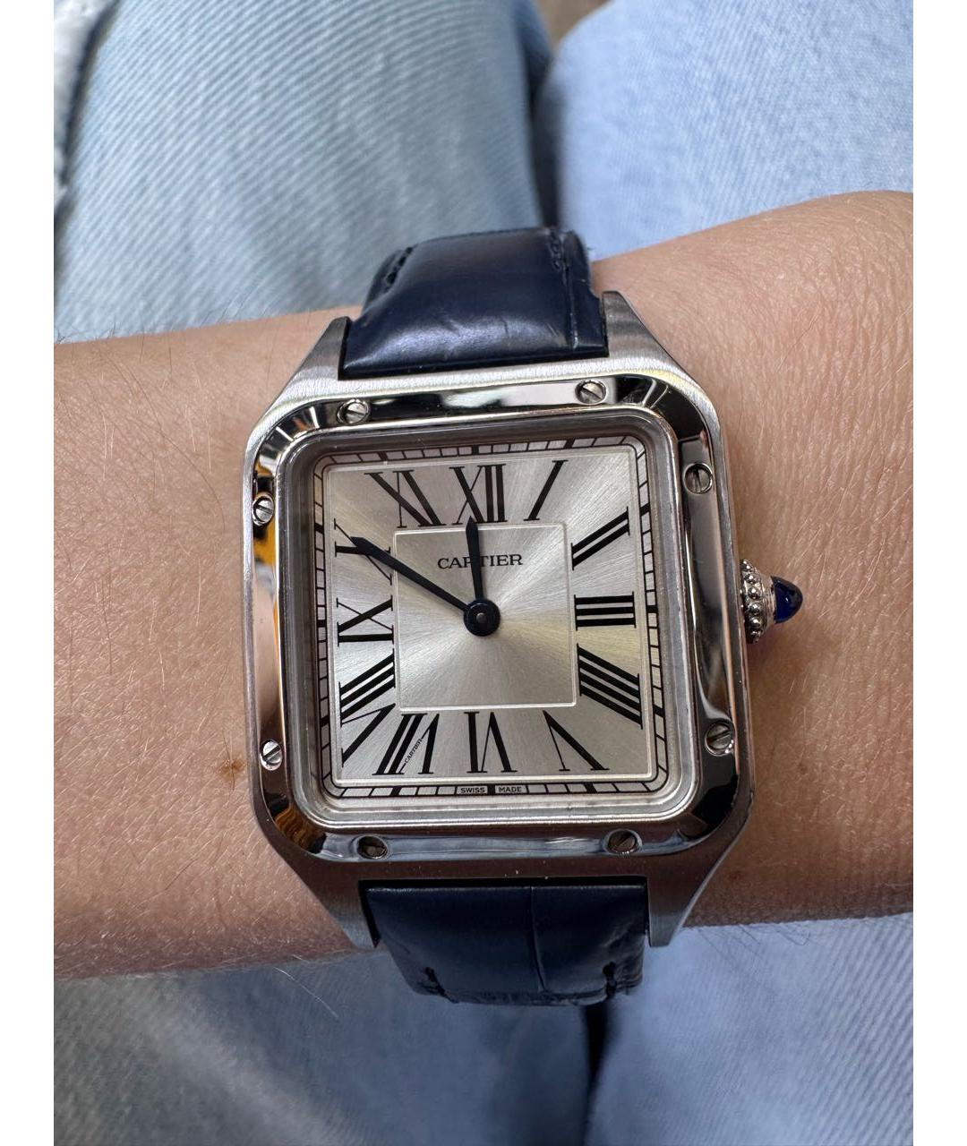 CARTIER Серебряные металлические часы, фото 8