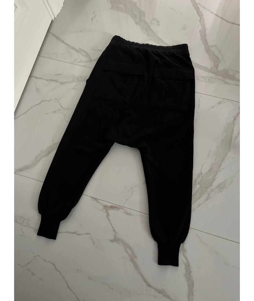 RICK OWENS DRKSHDW Черные повседневные брюки, фото 2