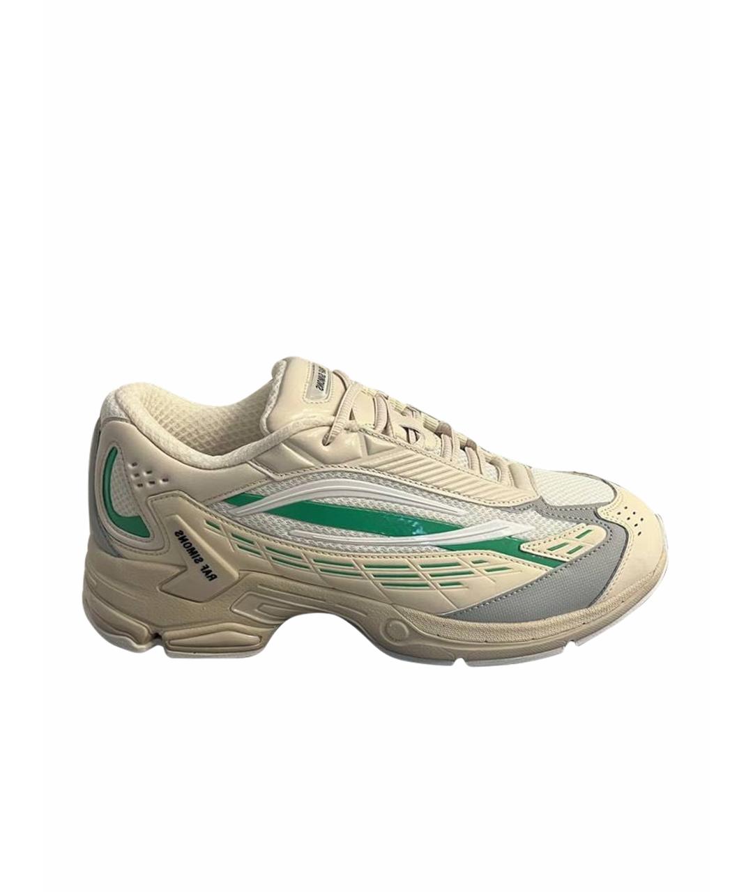 RAF SIMONS Белые низкие кроссовки / кеды, фото 1