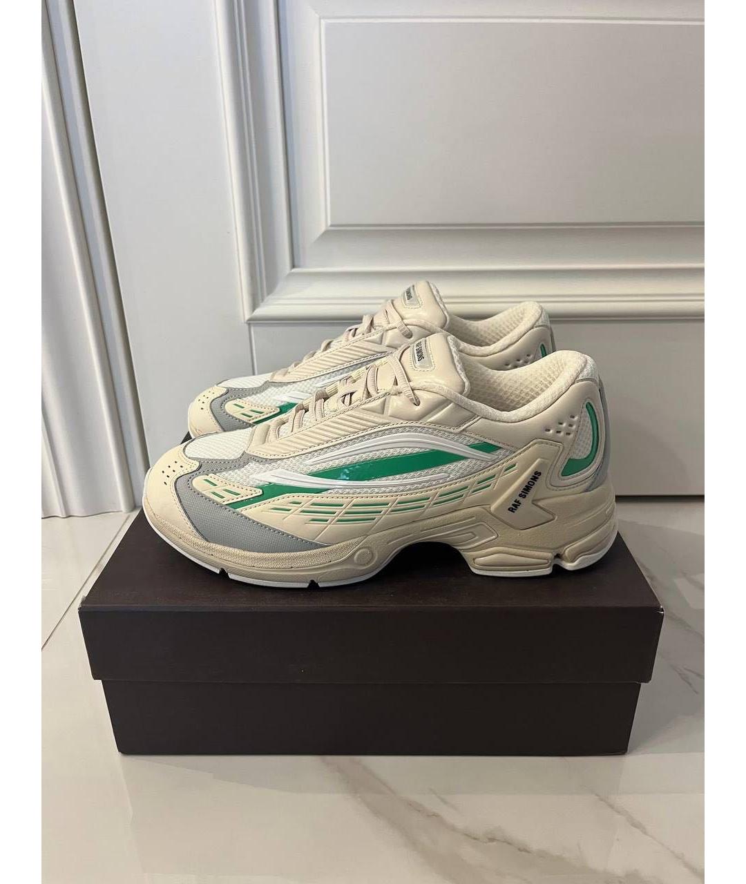 RAF SIMONS Белые низкие кроссовки / кеды, фото 5