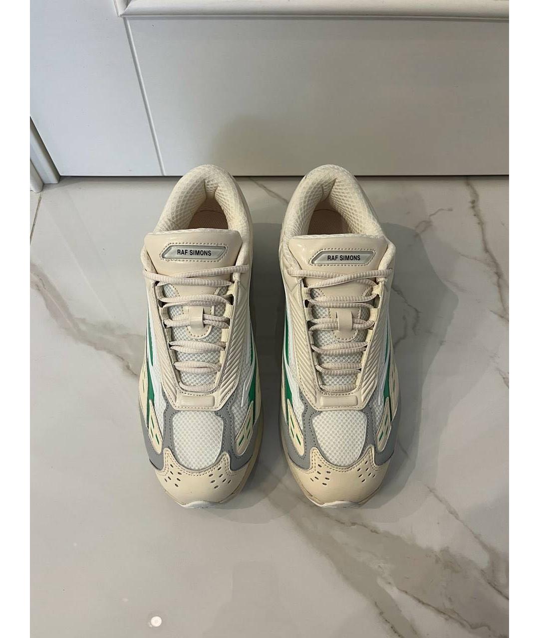 RAF SIMONS Белые низкие кроссовки / кеды, фото 2