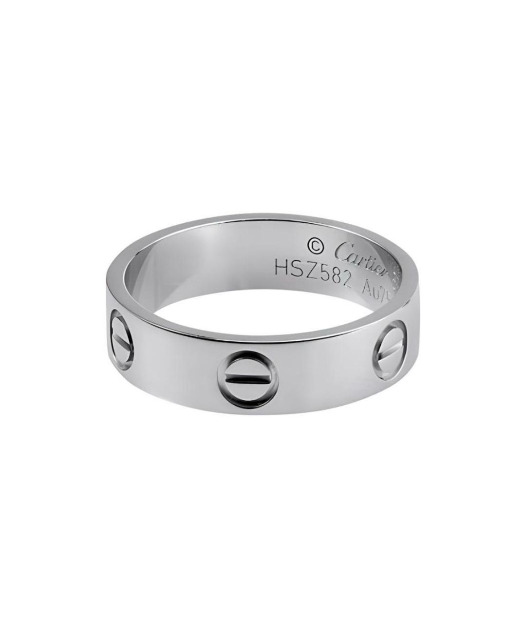 CARTIER Серебряное кольцо из белого золота, фото 1
