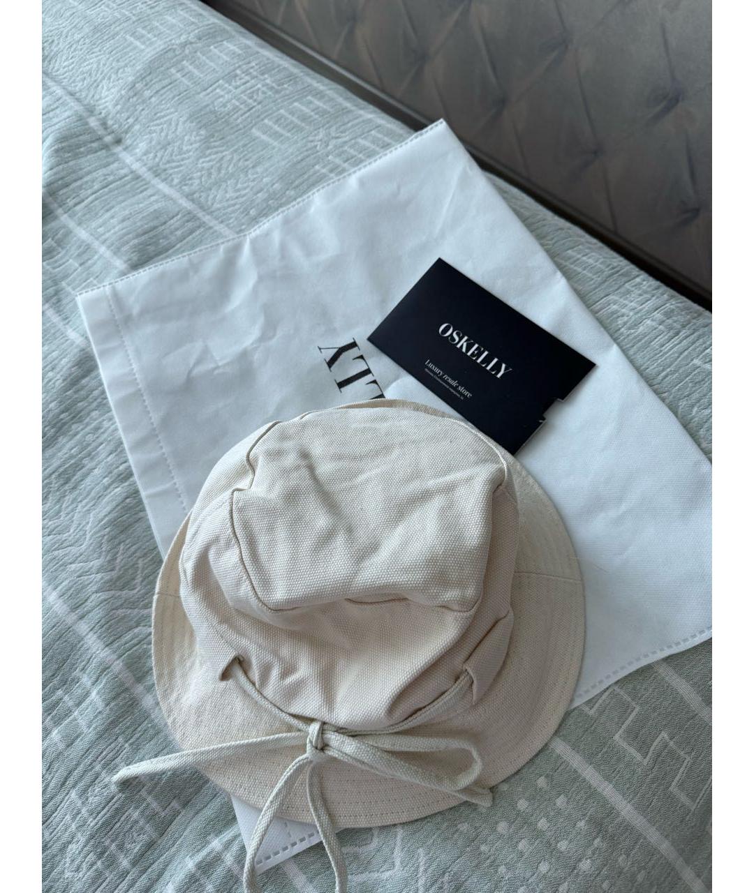 JACQUEMUS Белая хлопковая панама, фото 2