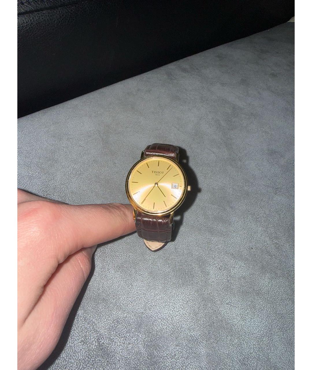 TISSOT Золотые часы из желтого золота, фото 4