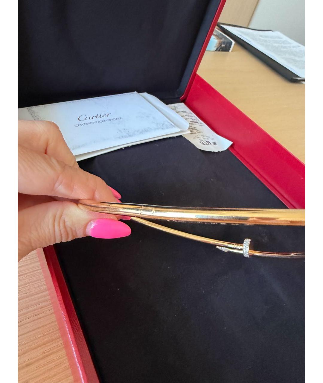 CARTIER Золотое колье из розового золота, фото 3