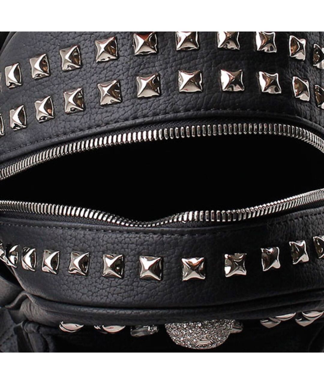 PHILIPP PLEIN Черный рюкзак из искусственной кожи, фото 5