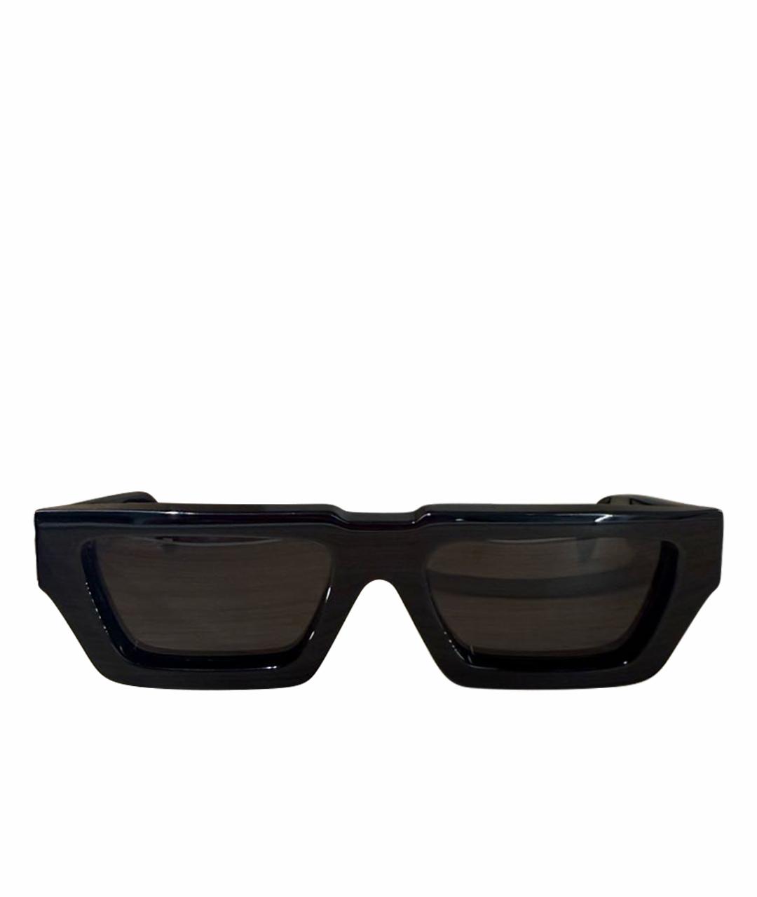 OFF-WHITE Черные пластиковые солнцезащитные очки, фото 1