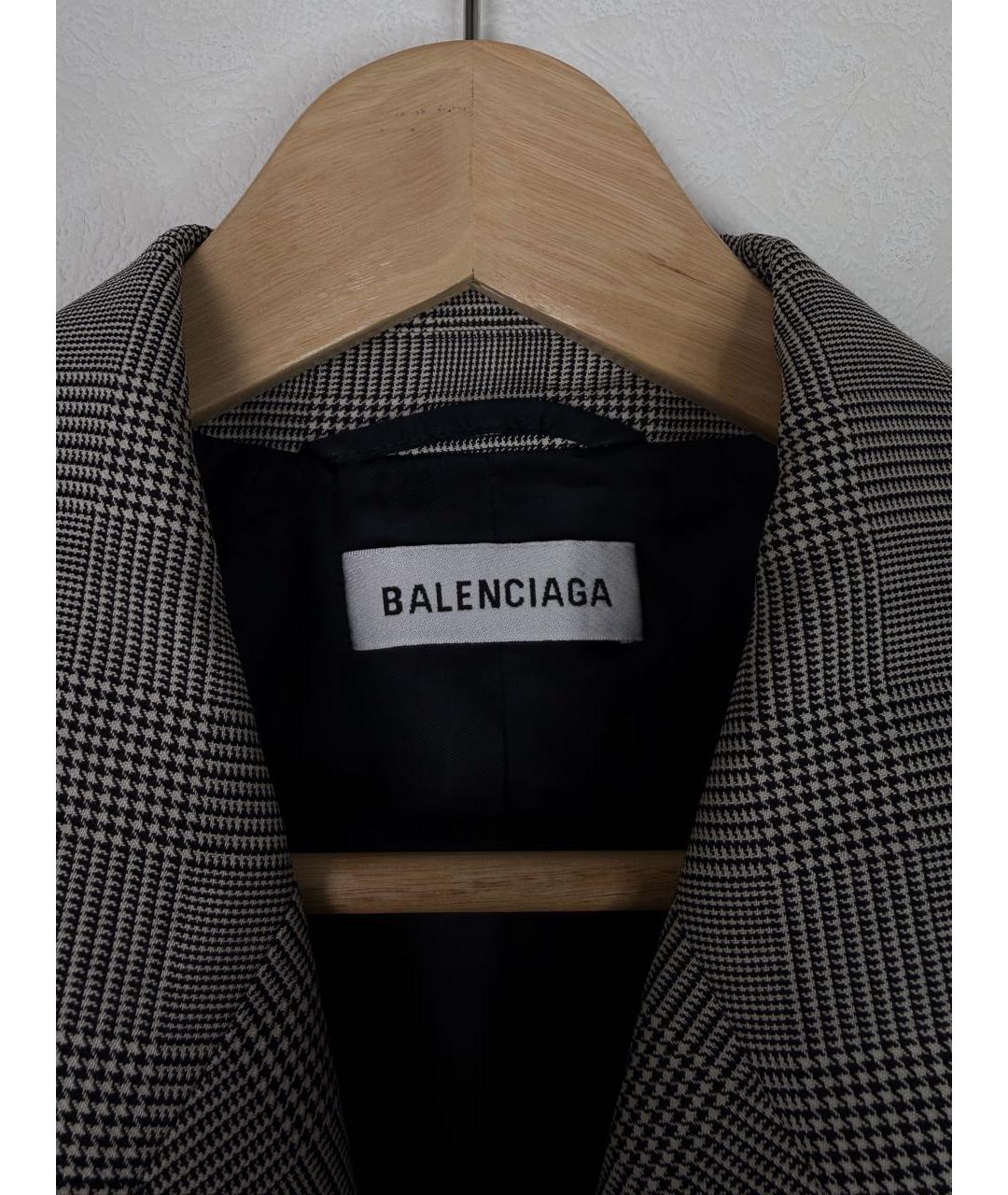 BALENCIAGA Антрацитовый жакет/пиджак, фото 3