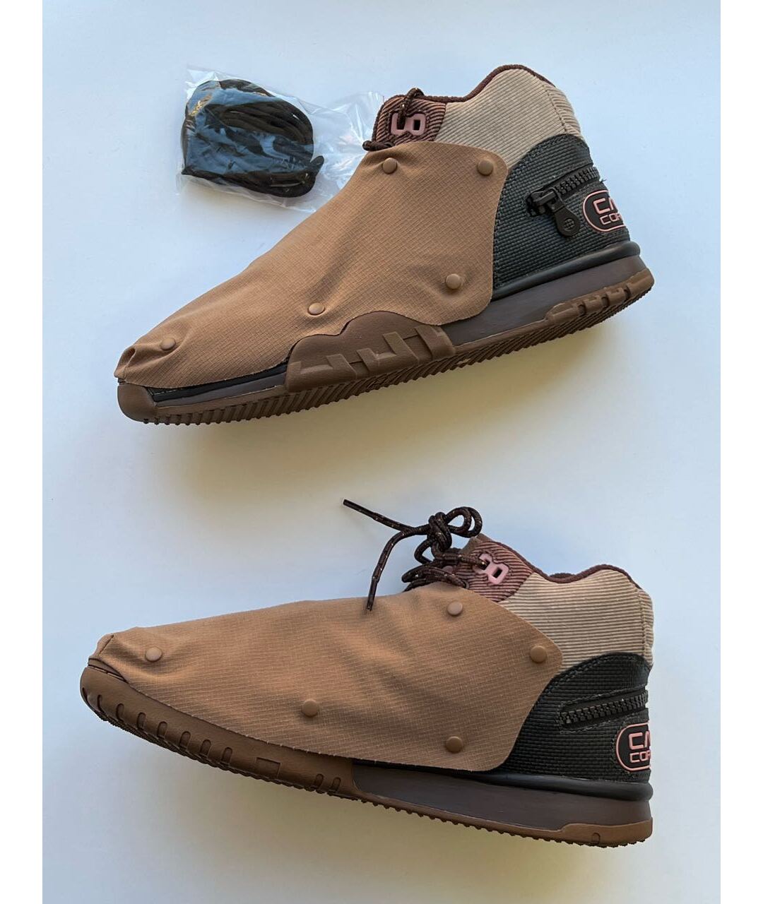 NIKE Коричневые высокие кроссовки / кеды, фото 4