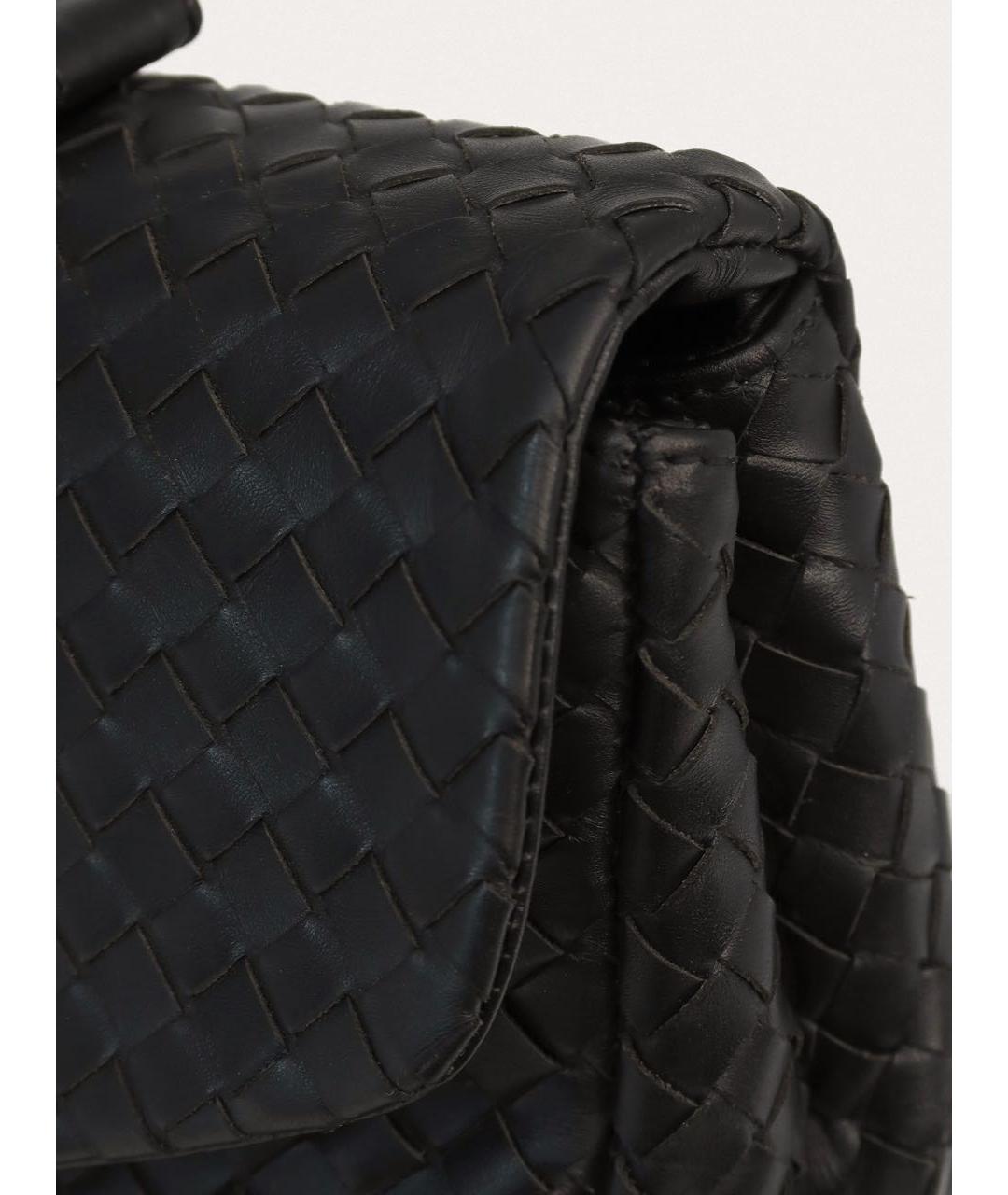BOTTEGA VENETA Черный кожаный портфель, фото 5