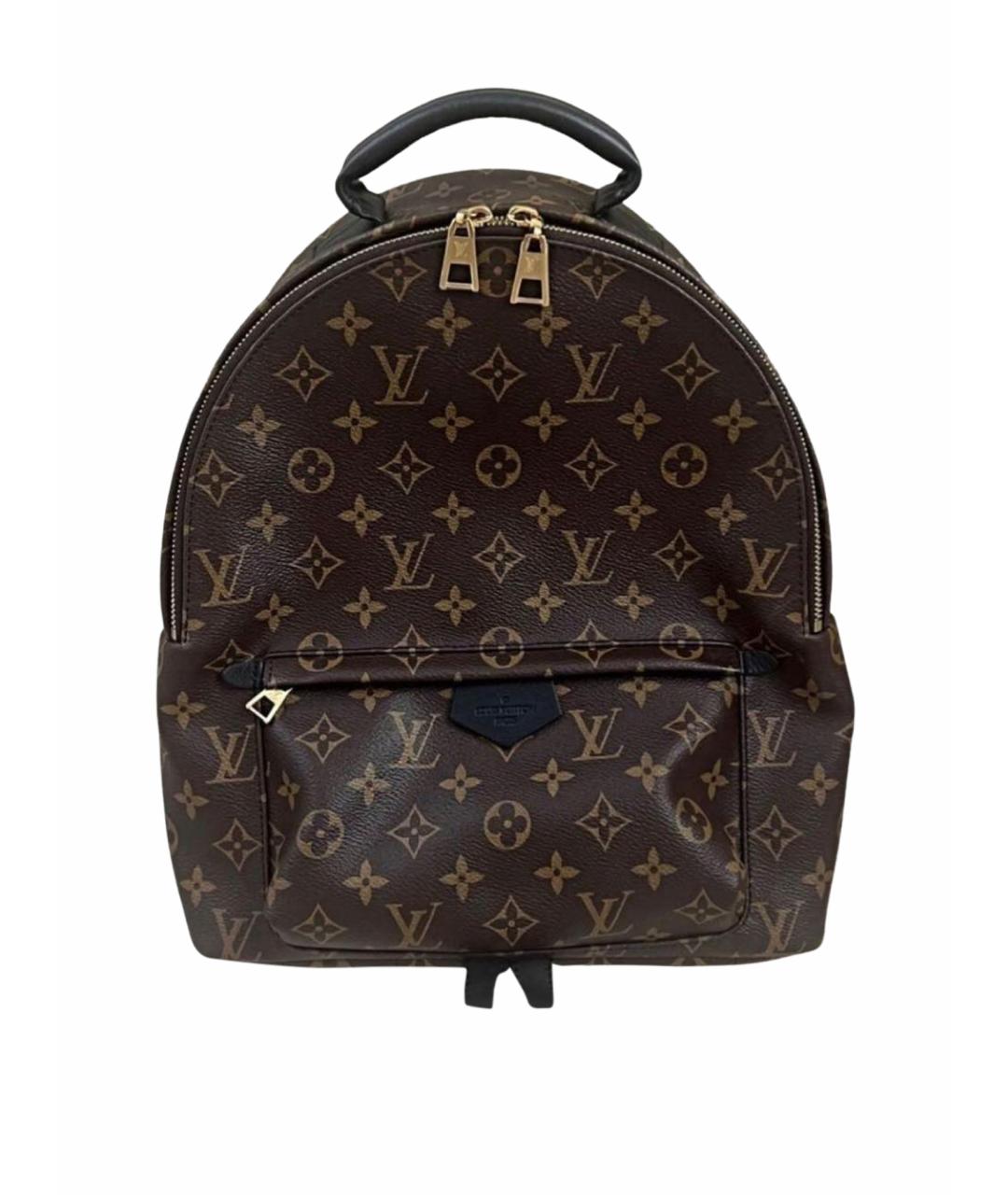 LOUIS VUITTON Коричневый кожаный рюкзак, фото 1