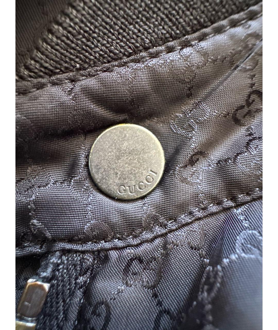 GUCCI Черная полиамидовая куртка, фото 7