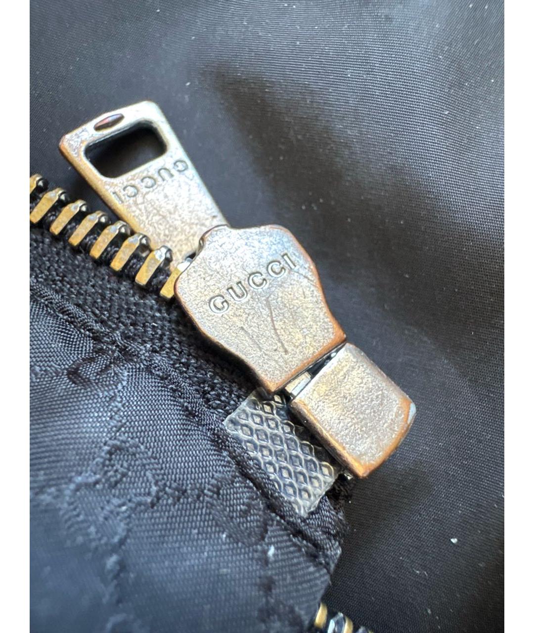 GUCCI Черная полиамидовая куртка, фото 8