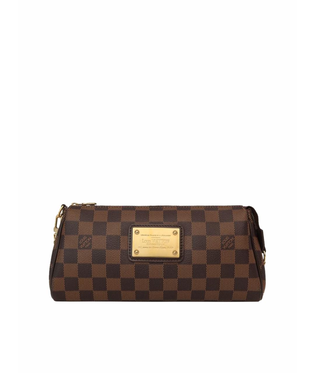 LOUIS VUITTON Коричневая кожаная сумка через плечо, фото 1