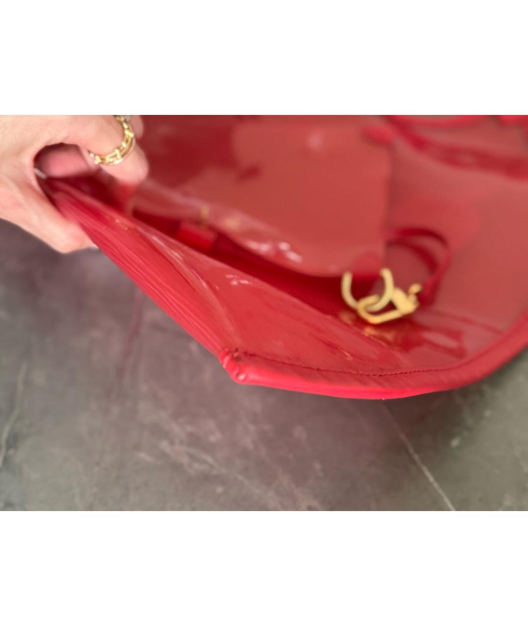 LOUIS VUITTON Красная сумка через плечо, фото 6