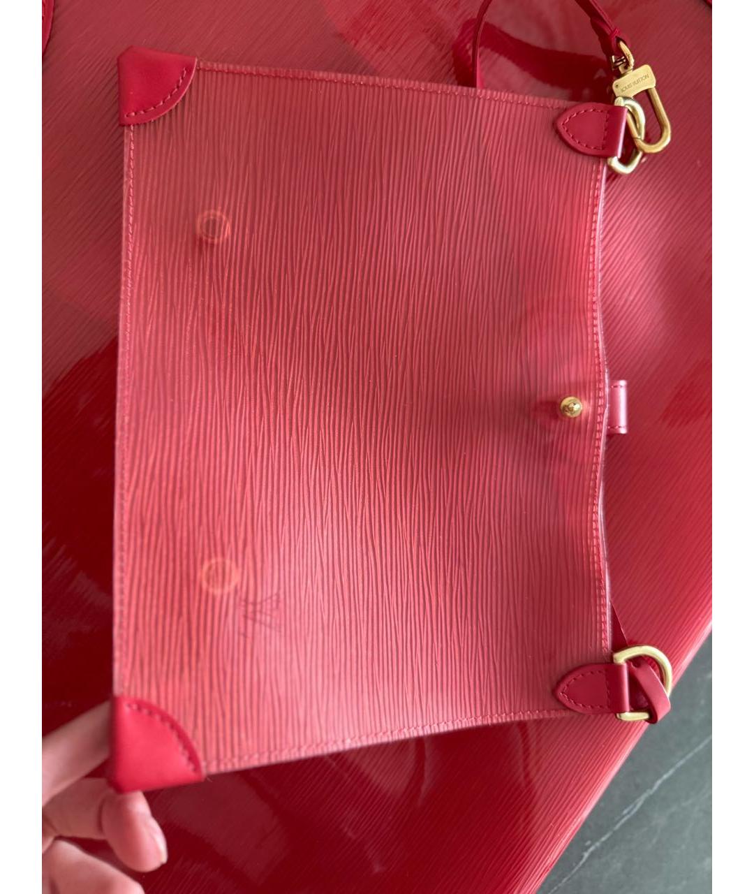 LOUIS VUITTON Красная сумка через плечо, фото 3