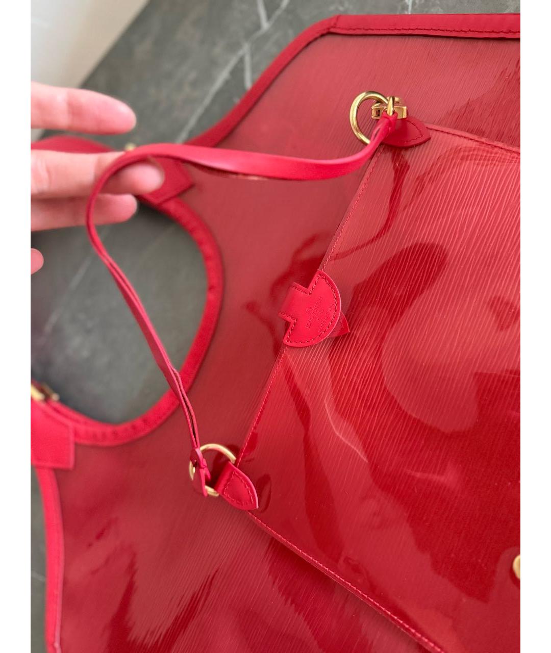 LOUIS VUITTON Красная сумка через плечо, фото 2