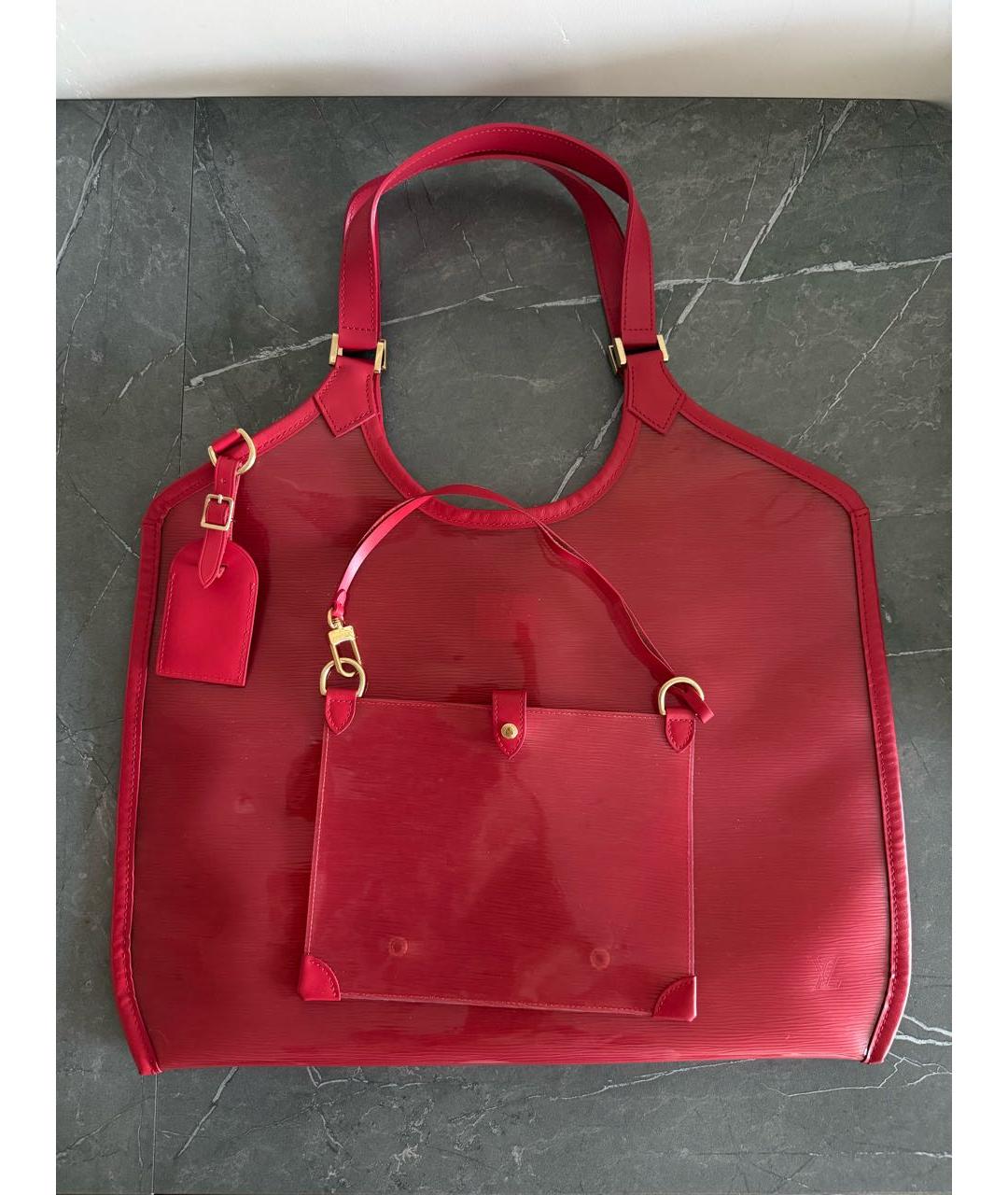 LOUIS VUITTON Красная сумка через плечо, фото 8
