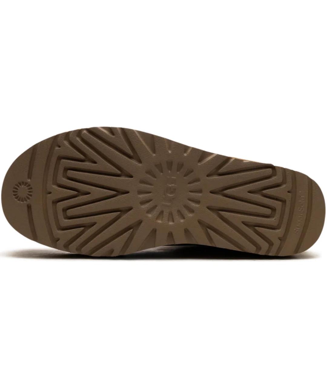 UGG AUSTRALIA Коричневые кожаные ботинки, фото 4