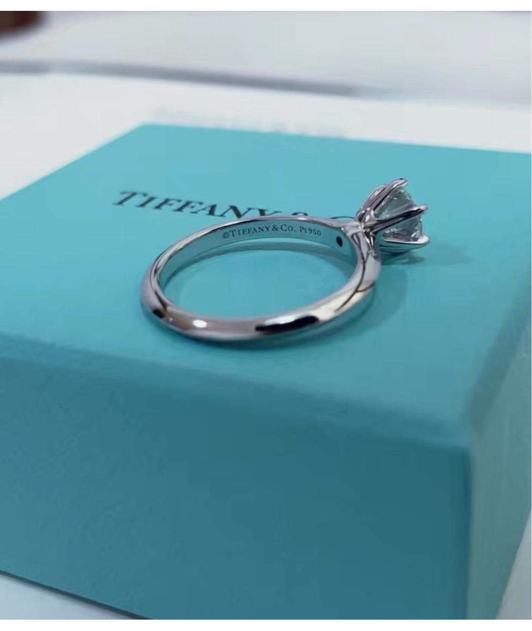 TIFFANY&CO Серебряное платиновое кольцо, фото 3