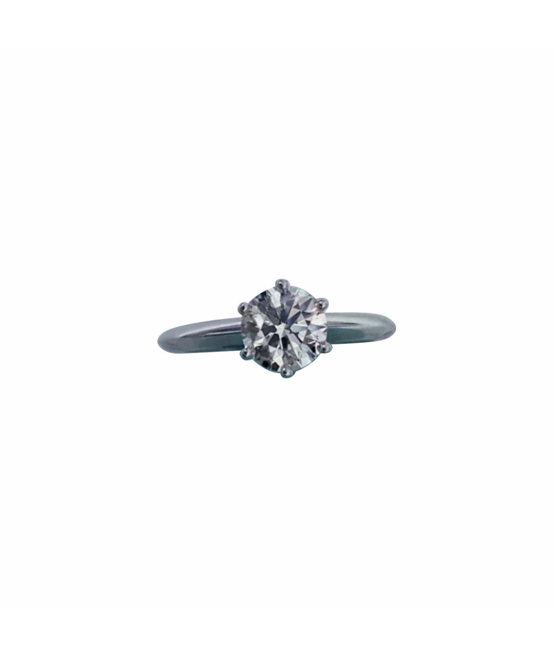 TIFFANY&CO Серебряное платиновое кольцо, фото 1