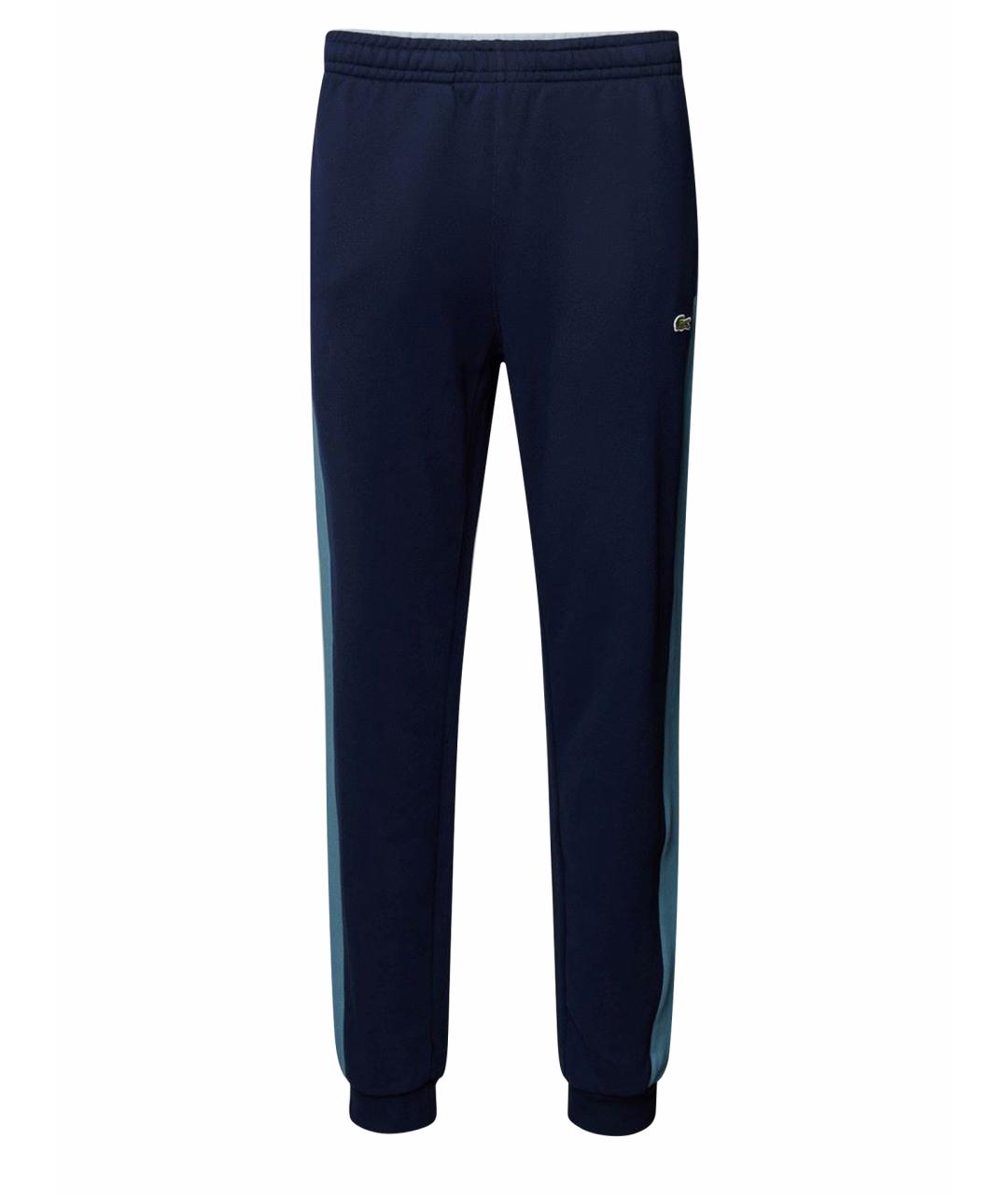 LACOSTE Синие хлопковые повседневные брюки, фото 1