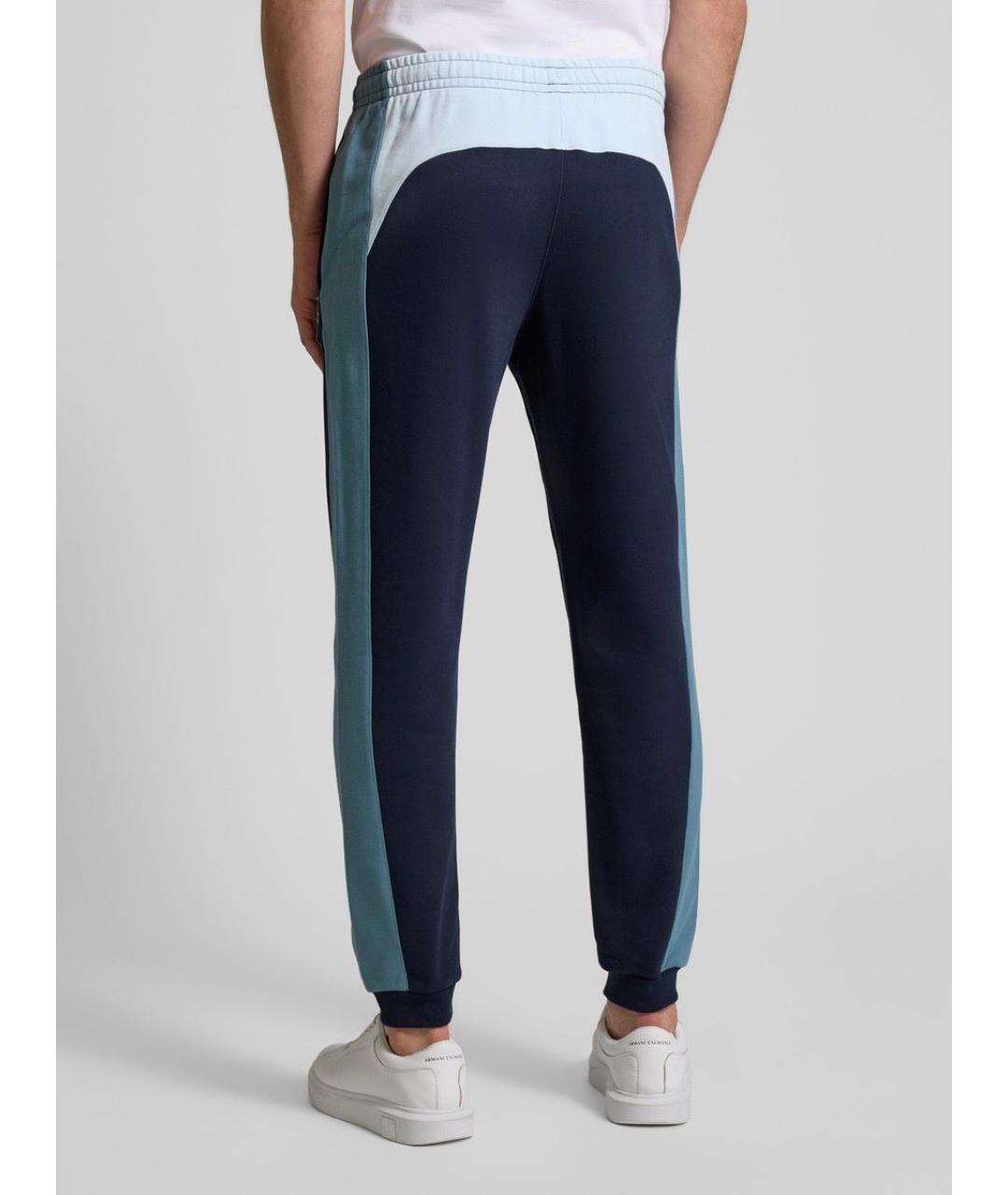 LACOSTE Синие хлопковые повседневные брюки, фото 9