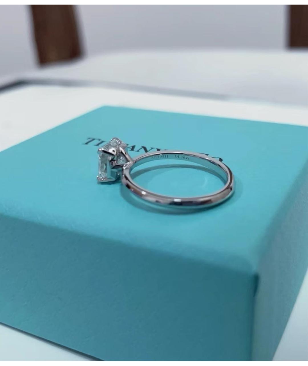 TIFFANY&CO Серебряное платиновое кольцо, фото 3