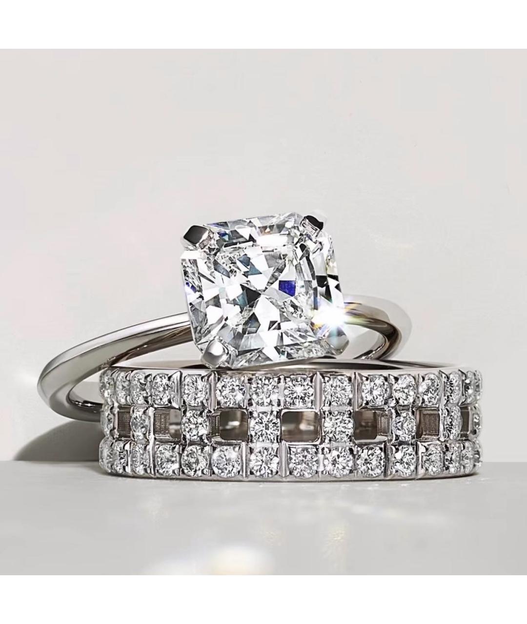 TIFFANY&CO Серебряное платиновое кольцо, фото 4