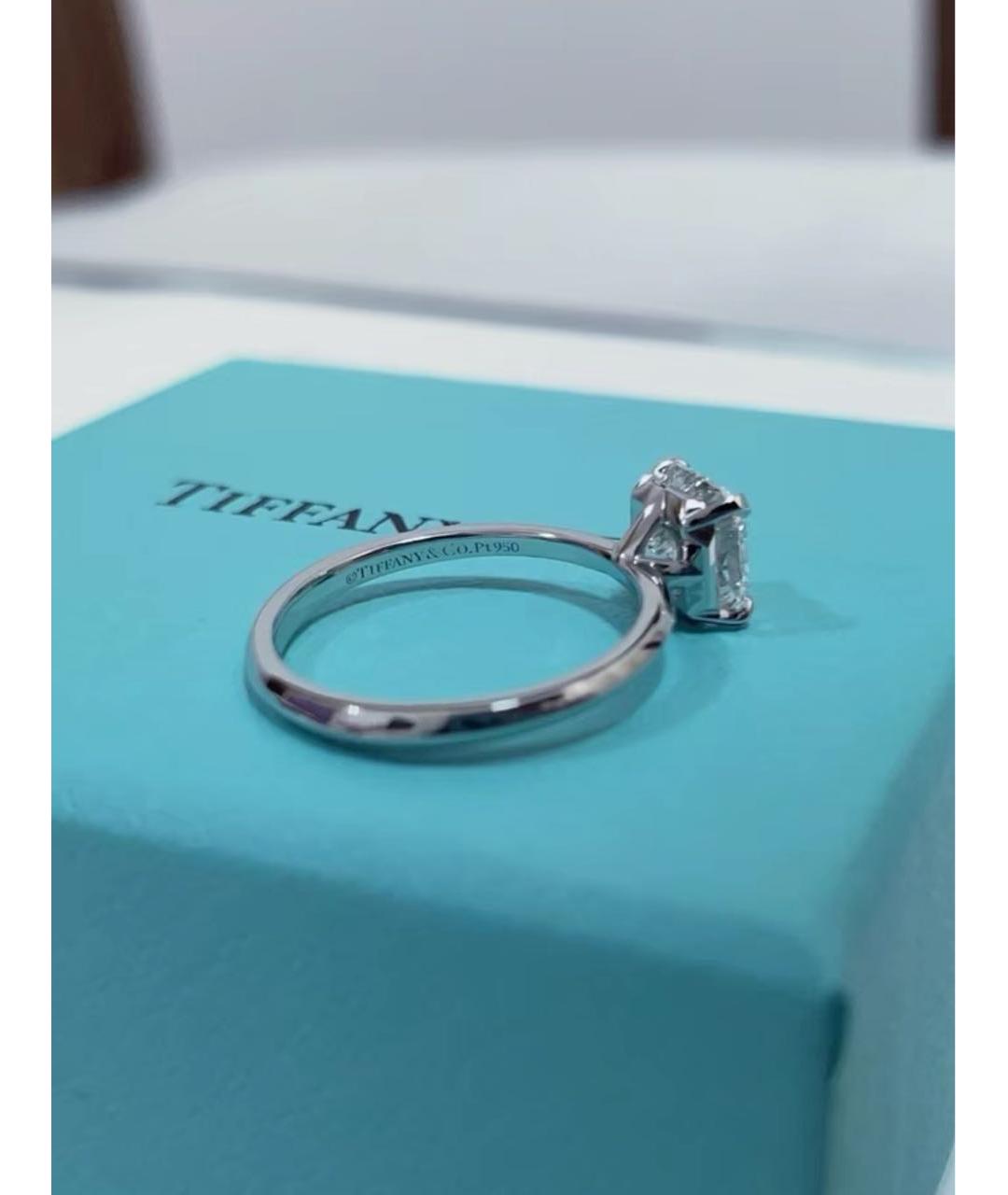 TIFFANY&CO Серебряное платиновое кольцо, фото 2