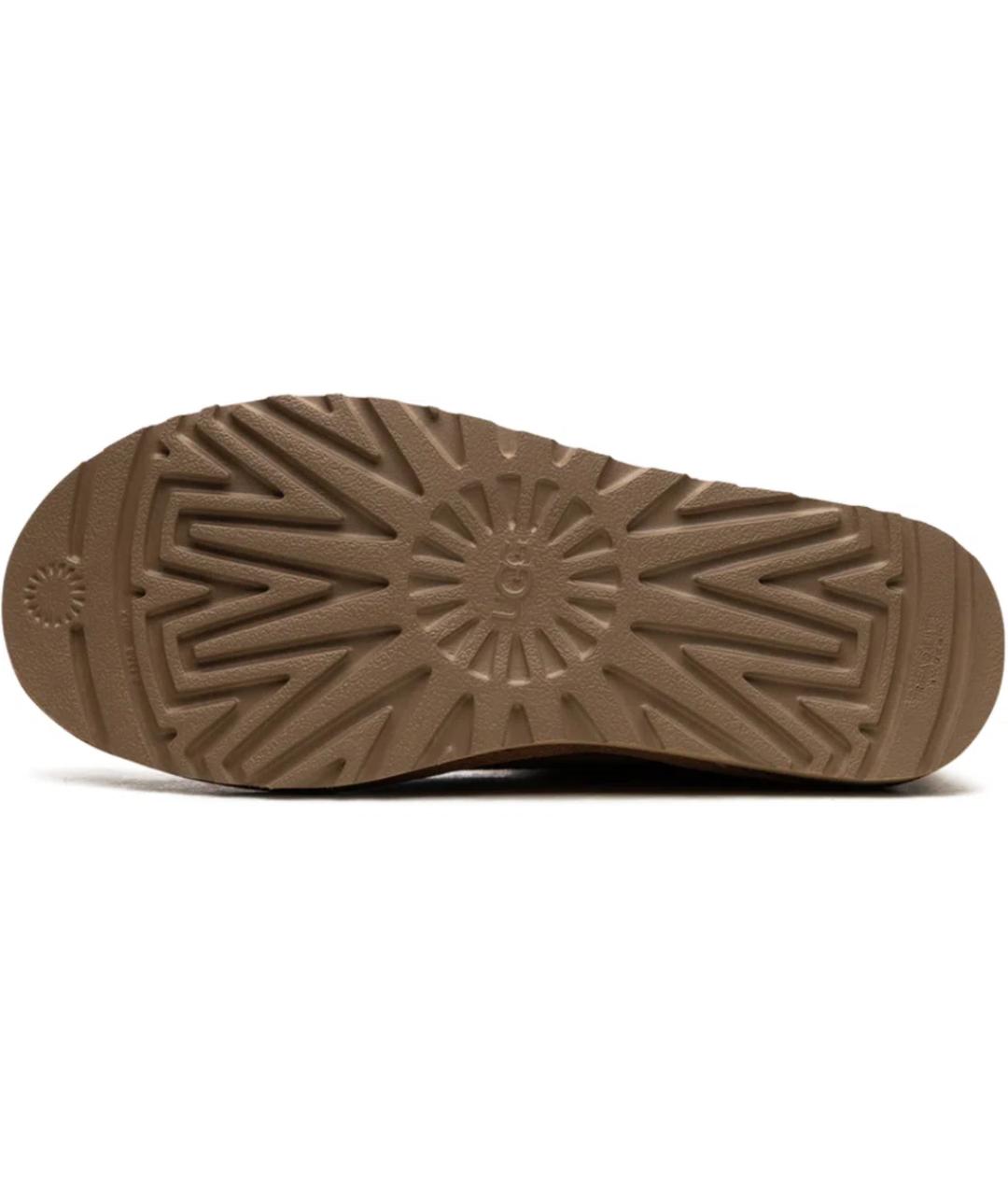 UGG Коричневые кожаные ботинки, фото 4