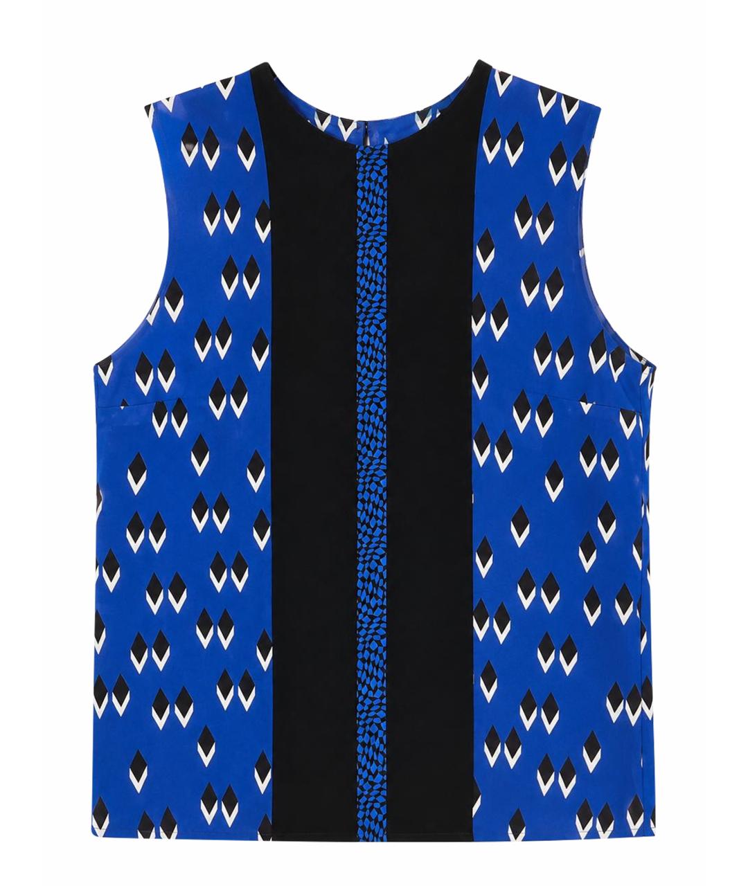 ETRO Синяя вискозная блузы, фото 1