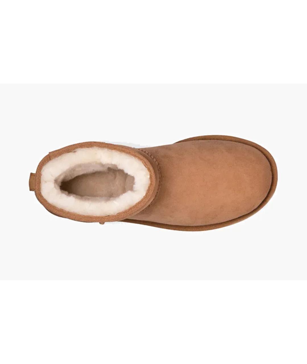 UGG Коричневые кожаные ботинки, фото 2